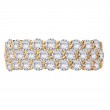 Triple Row Diamond Band