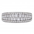 Four Row Diamond Fashion Ring