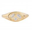 Fancy Diamond Signet Ring