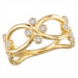 Ladies Fashion Braided Diamond Ring