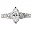 Lab Grown Diamond Vintage Semi-Mount Diamond Ring