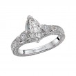 Lab Grown Diamond Vintage Semi-Mount Diamond Ring