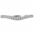 Lab Grown Diamond Curved Wedding Band