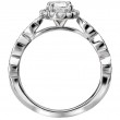 Lab Grown Diamond Halo Semi Mount Ring