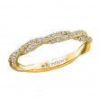 Twisted Style Diamond Wedding Band
