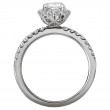 Lab Grown Diamond Halo Semi-Mount Diamond Ring