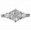 Lab Grown Diamond 3 Stone Semi-Mount Diamond Ring