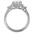 Lab Grown Diamond 3 Stone Semi-Mount Diamond Ring