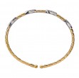 Two-Toned Diamond Cuff Bracelet
