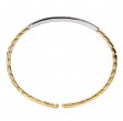 Two-Toned Diamond Cuff Bracelet