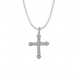 Diamond Cross Fashion Necklace