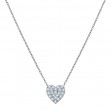 Diamond Heart Shaped Necklace