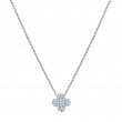 Clover Shaped Diamond Necklace
