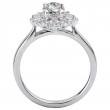 Lab Grown Diamond Halo Semi-Mount Diamond Ring