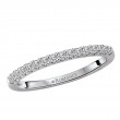 Straight Diamond Wedding Band