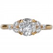 Lab Grown Diamond Diamond Semi-Mount Engagement Ring