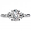 Lab Grown Diamond Diamond Semi-Mount Engagement Ring