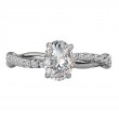 Lab Grown Diamond Semi-Mount Diamond Engagement Ring