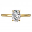 Lab Grown Diamond Diamond Semi-Mount Engagement Ring