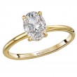 Lab Grown Diamond Diamond Semi-Mount Engagement Ring