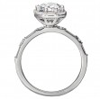 Diamond Semi-Mount Halo Engagment Ring