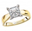 Diamond Semi-Mount Hidden Halo Engagement Ring