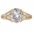 Split Shank Semi-Mount Diamond Engagement Ring