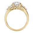 Split Shank Semi-Mount Lab Grown Diamond Engagement Ring