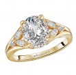 Split Shank Semi-Mount Lab Grown Diamond Engagement Ring