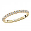 Straight Diamond Wedding Band