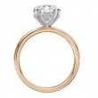Bold Band Semi-Mount Diamond Engagement Ring