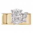 Bold Shank Semi-Mount Diamond Engagement Ring