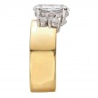 Bold Shank Semi-Mount Diamond Engagement Ring