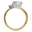 Bold Shank Semi-Mount Diamond Engagement Ring