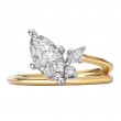 Half Split Shank Semi-Mount Diamond Engagement Ring