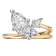 Half Split-Shank Semi-Mount Diamond Engagement Ring