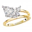 Half Split-Shank Semi-Mount Diamond Engagement Ring