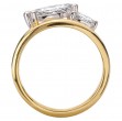 Double Split Shank Semi-Mount Diamond Engagement Ring