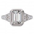 Diamond Semi-Mount Engagement Ring with Milgrain Detail
