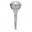 Diamond Semi-Mount Engagement Ring with Milgrain Detail