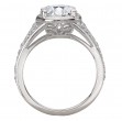 Diamond Semi-Mount Engagement Ring with Milgrain Detail