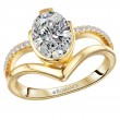 Split Shank Semi-Mount Diamond Engagement Ring