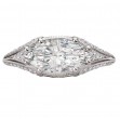 Milgrain Design Semi-Mount Diamond Engagement Ring