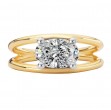Split Shank Diamond Engagement Ring