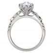 Diamond Semi-Mount Diamond Engagement Ring