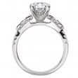 Diamond Semi-Mount Diamond Engagement Ring