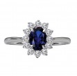 Sapphire and Diamond Ring