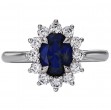 Ladies Fashion Diamond and Gemstone Ring