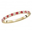 Diamond and Ruby Fashion Ring