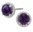 Ladies Fashion Gemstone Earrings